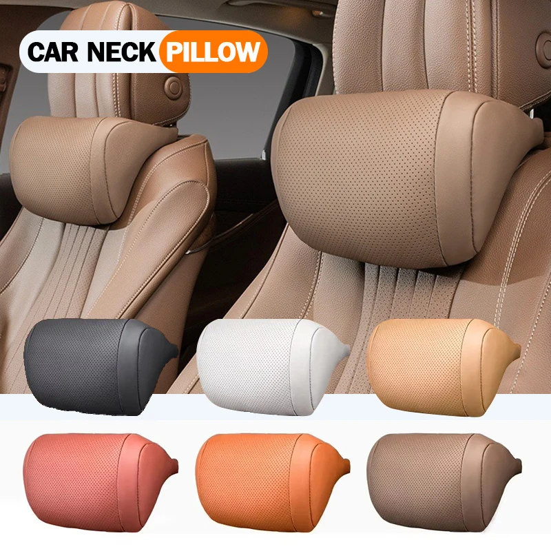 Nueva Almohada Universal para Reposacabezas de Asiento de Coche, Almohada Cervical Ergonómica 3D para Viaje, Soporte Cervical Suave y Cómodo, Protección para el Cuello