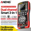 Digital Handheld Battery Multimeter Waveform Output 2 Channel 50MHZ Automotive Oscilloscope Multimeter for Car Electrical Repair