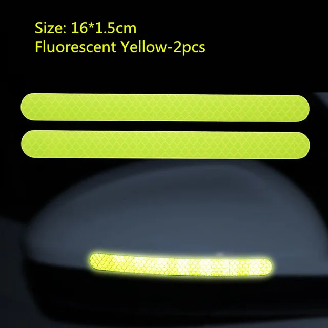 Bike Frame Sticker Arrow Reflective Sticker Car Motorcycle Bicycle Decal Safety Cycling Reflective Tape 2Pcs