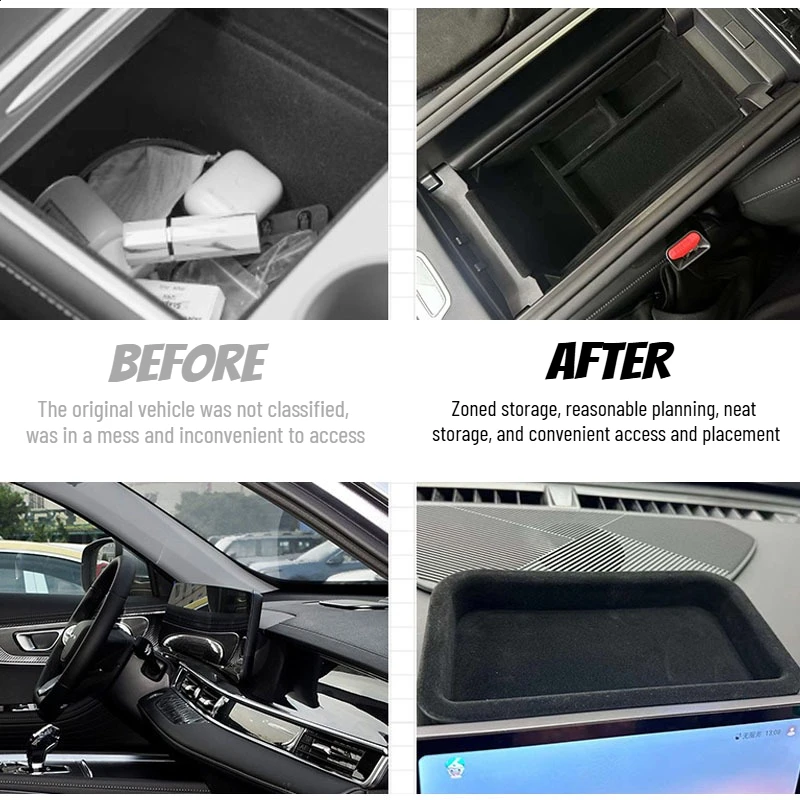 Armrest Box Storage Box For jaecoo j7 PHEV 2025 Car Central Armrest Storage Content Center Console