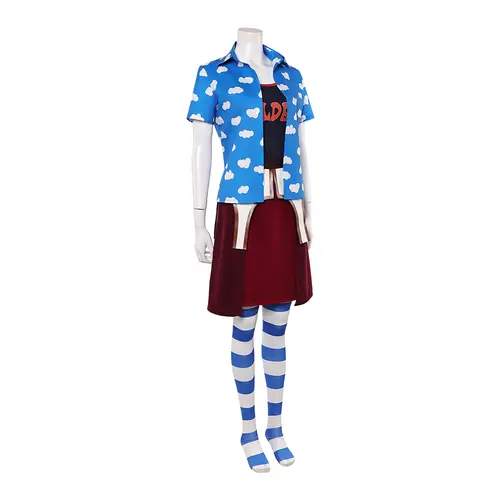 Miss Goldenweek Cosplay Costume Coat Skirt Hat Stockings Women Fantasy Roleplay Clothing Outfit Halloween Carnival Party Suit - Image 3