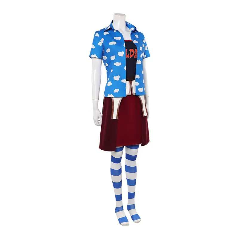 Miss Goldenweek Cosplay Costume Coat Skirt Hat Stockings Women Fantasy Roleplay Clothing Outfit Halloween Carnival Party Suit - Image 3