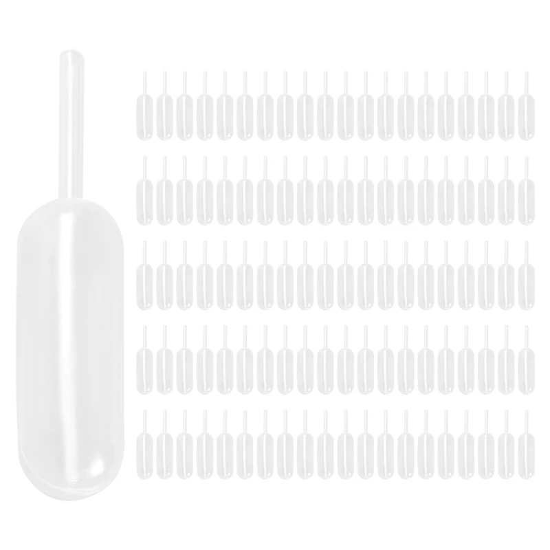 A78Z-100Pcs 4Ml Plastic Disposable Squeeze Transfer Oils Pipettes Dropper Cream Perfusion Diy Cupcake Pipettes