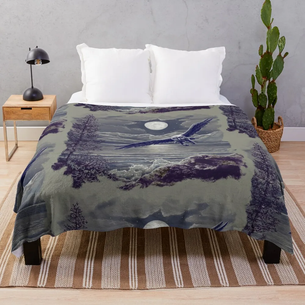 

Sea OwlThrow Blanket Fuzzy Blanket