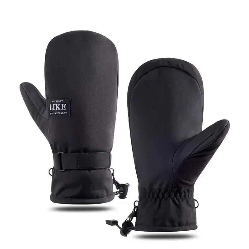 

Лыжные перчатки, зимние мужские и женские утепленные велосипедные теплые перчатки с защитой от ветра и охлаждения для сенсорных экранов