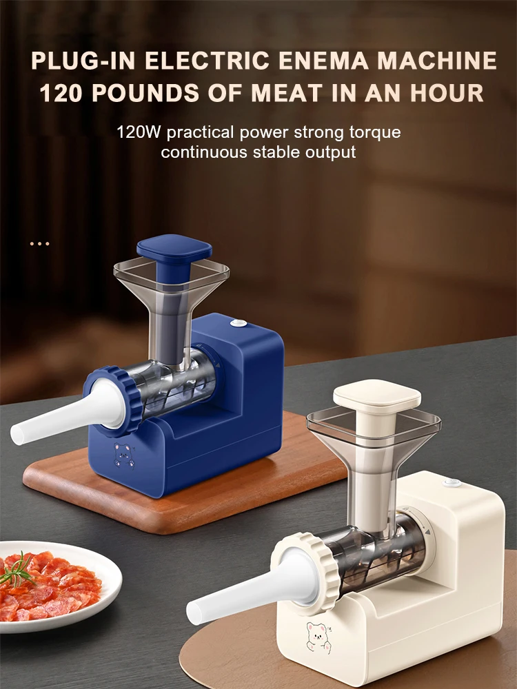 New Electric Sausage Machine for Household and Commercial Use, Fully Automatic Tool Sausage Machine 220V