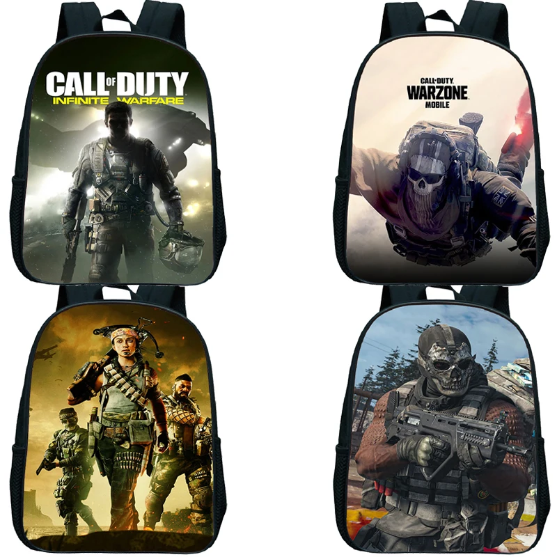 

Mochila Call Of Duty Warzone Backpacks Kids Waterproof Kindergarten Bookbag School Bags Small Backpack Boys Girls Anime Rucksack