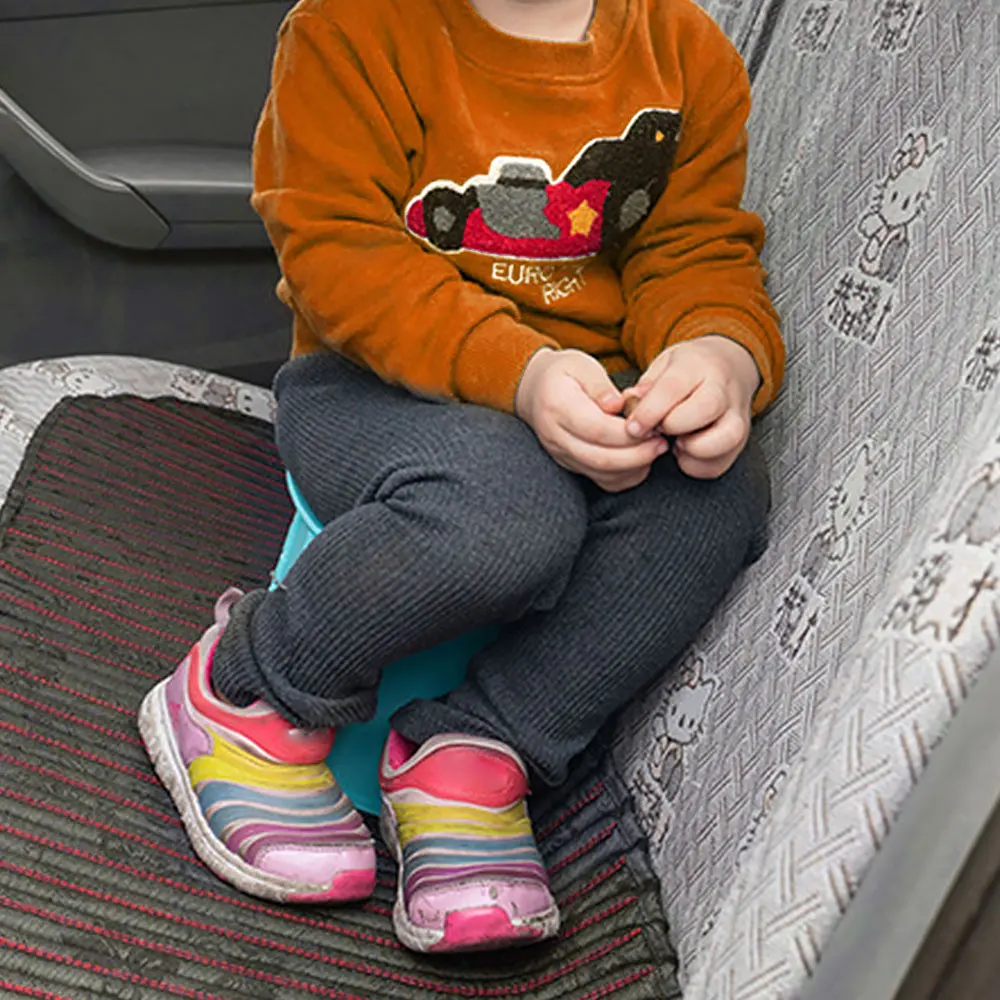 Travel Toilet for Toddler Kid Portable Foldable Toilet For Car, Apply to Seat Emergency Toilet for Car, Camping, Outdoor, Indoor