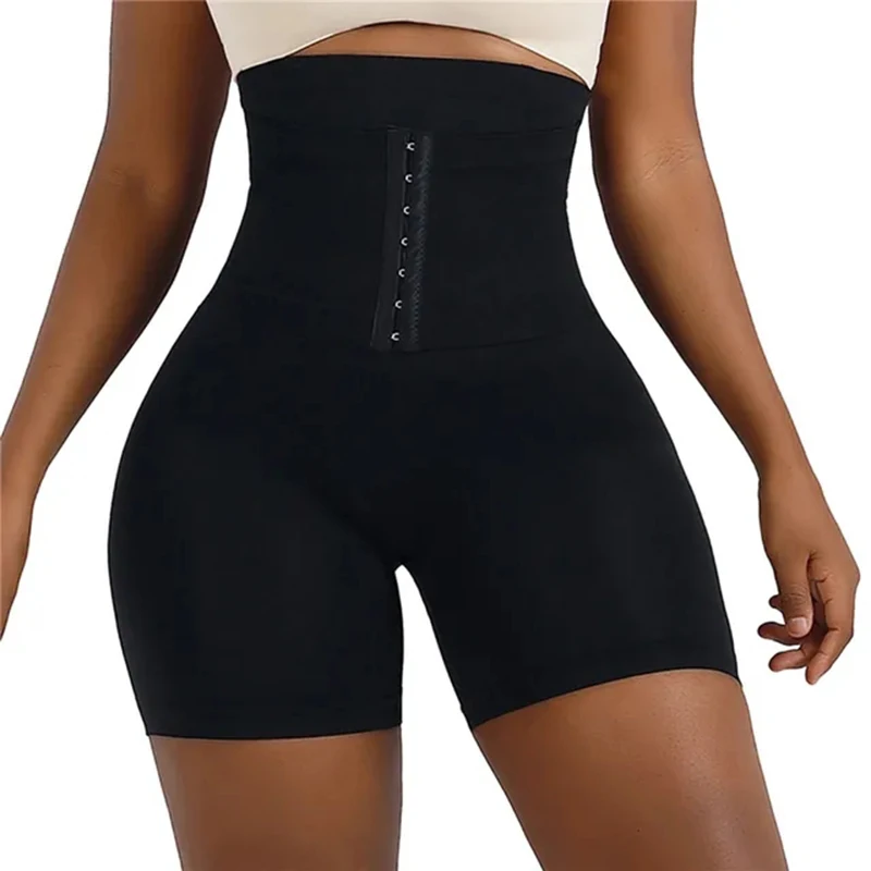 Kadınlar için Shapewear Karın Kontrol Vücut Şekillendirici Fajas Şort Kanca ile Popo Kaldırıcı Külot Yüksek Belli İç Zayıflama Külot