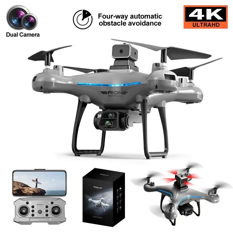 Dron GPS Con Cámara 4K EIS Y Evitación De Obstáculos – 48 Minutos De Vuelo, Control Remoto Con Pantalla, Motor Brushless