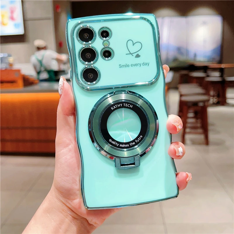 Rotatable Magnetic Kickstand Shockproof Phone Case - Anti-Drop Protection Cover