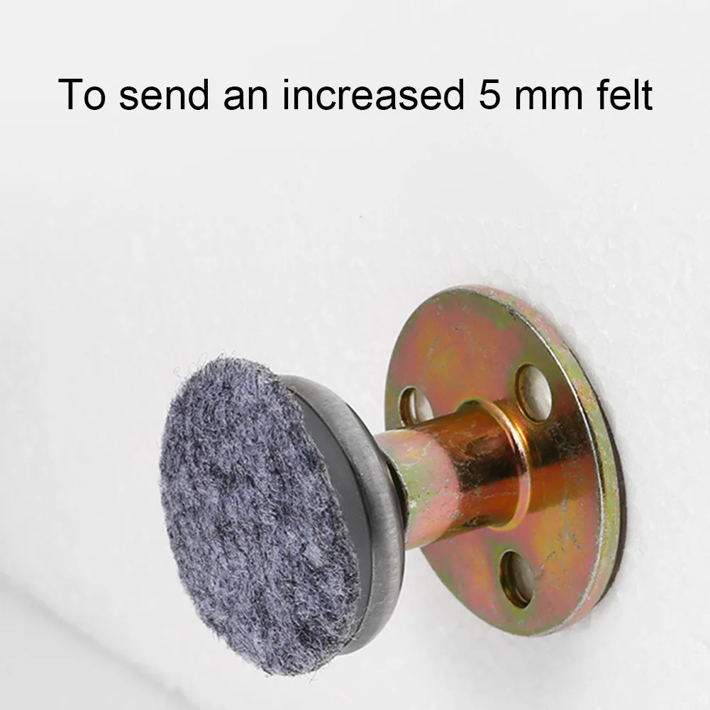 Adjustable Bed Stabilizer Wall Furniture Fixed Bracket Stainless Steel Fixer Support Anti-shake Mute Hardware bed stabilizer bracket