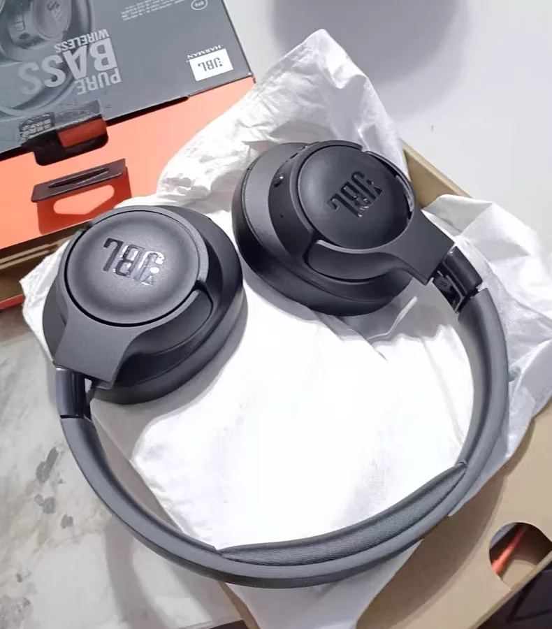 سماعات JBL Tune 720BT الأصلية القابلة للطي فوق الأ...