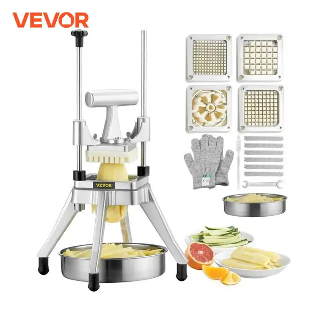 VEVOR Commercial Vegetable Fruit Dicer Cutter Potato Slicer 1