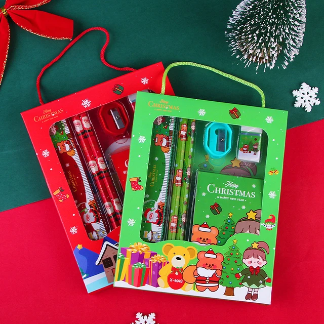 Conjunto de Papelaria de Natal: O Presente Perfeito para Crianças