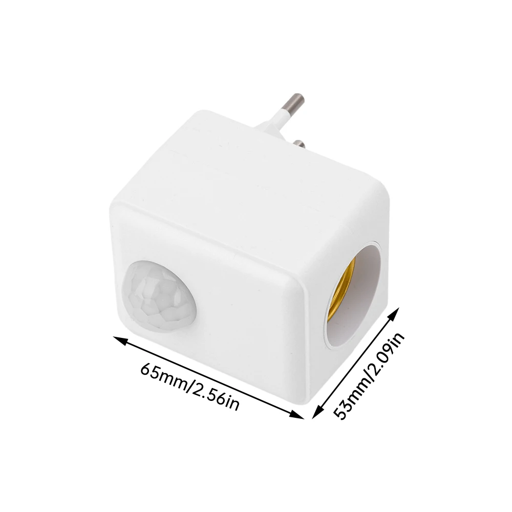 E27 Lamp Base Infrared EU/US Plug 2-color Dimmering Lamp Socket Converter On/Off Book light Adapter Plug Switch Lamp Base Socket Converter Lamp Socket Adapter