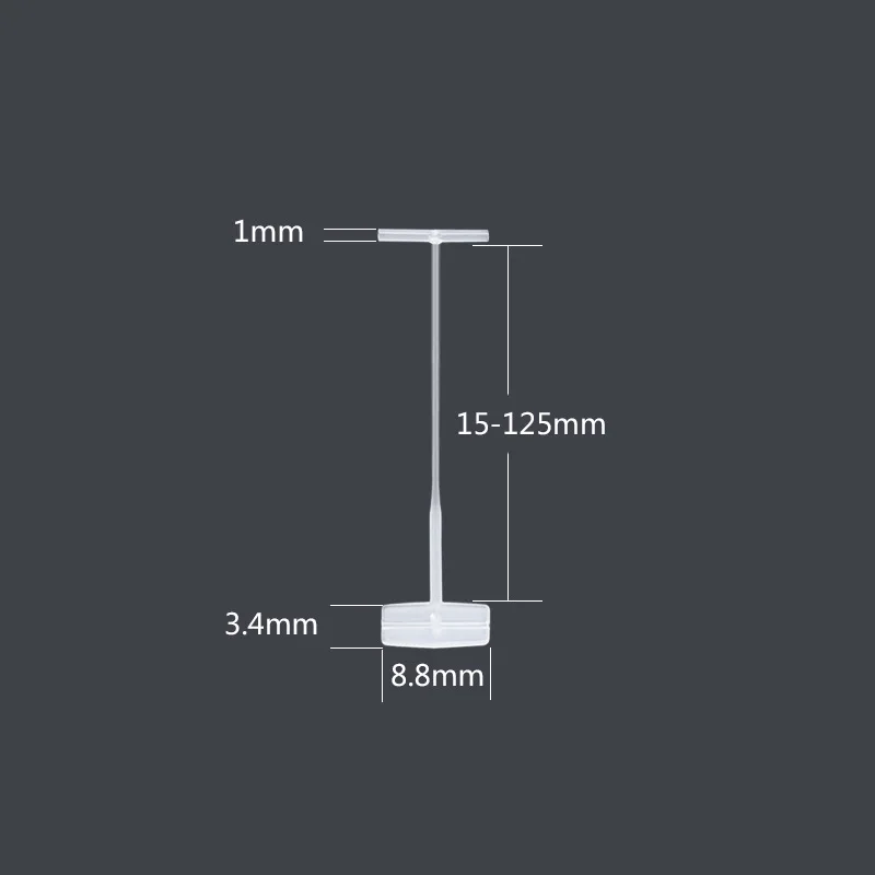 Recycled Rubber Needle, Coarse Rubber Needle, I-shaped Hanging Particle, Large Blade, Plastic Hanging Tag Rope