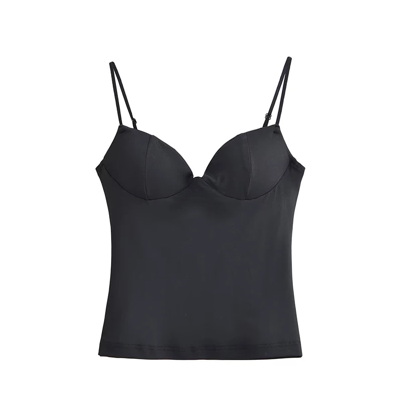 Slip Top Women Summer Sexy Corset Tanks & Camis Fashion Sleeveless Backless Bra Top Chic Elegant Bustier Camisole