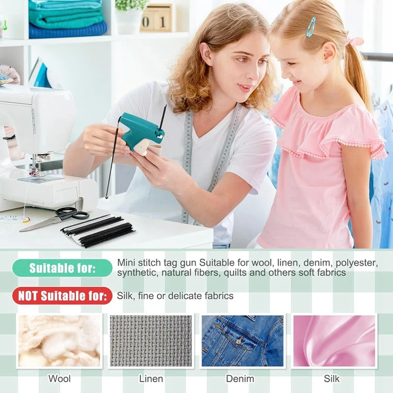 Micro-Tagging Gun Fasteners Kit 0.13Inch Tag Gun Refills 0.18Inch Fine Tagging Barb 0.21In Fasteners For Stitch Tag