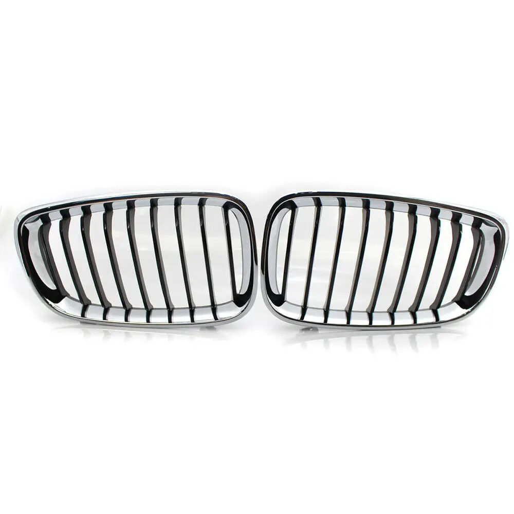 

1 пара, Хромированная передняя решетка радиатора для BMW F34 328I 335I GT 2014-2017 51137294803 51137294804