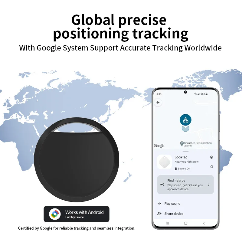 Android Gps Tracker Airtag Location Bluetooth Smart Tags Tracking Google Find My Device Locator Anti-lost Finder Luggage key Bag Gps Locator Key Finder Anti Lost Tracker Anti Lose Tracker Item Locator Anti Lost Locator Key Chain Locator