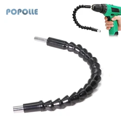 Popalle – outil d'angle de foret à tige hexagonale, vis électrique, embout de perçage, tuyau de connexion, dispositif d'angle à tige d'extension souple 