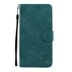 Leather Wallet Flip Case - Elegant and Durable Design for A33 5G (Green)
