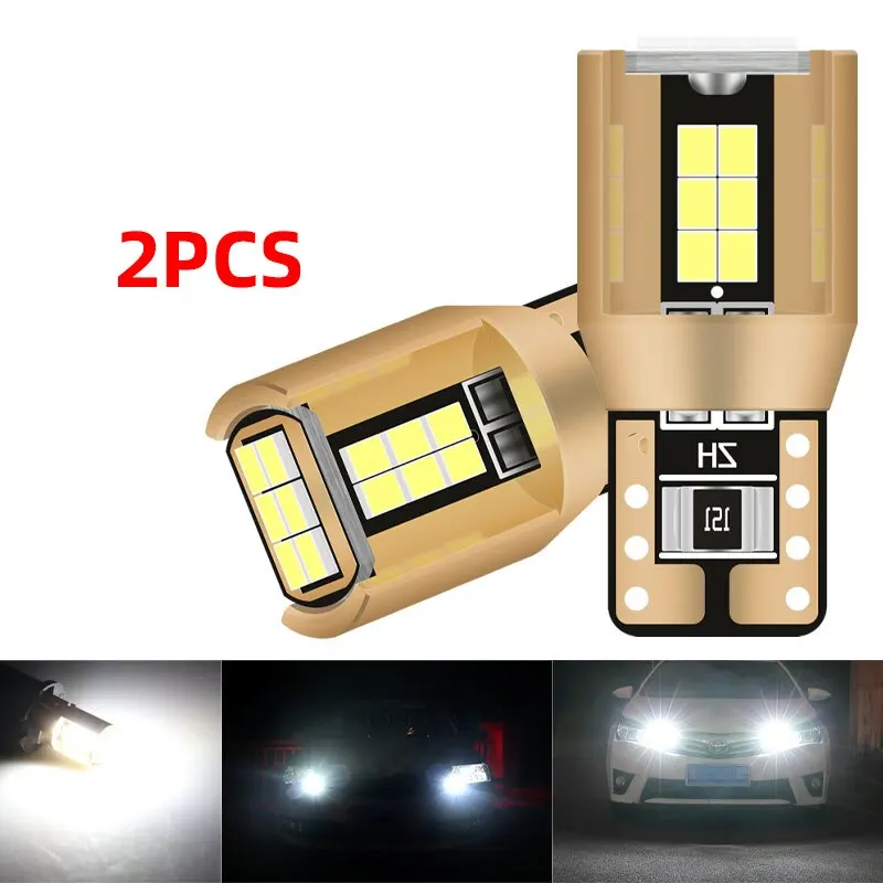 2X W5W T10 LED Bulbs 168 194 Signal Lamp Parking Marker Dome