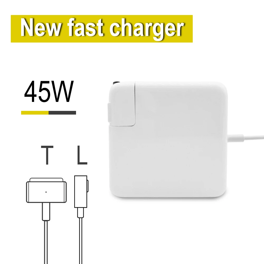 

Зарядное устройство L/T 45 Вт для MacBook Air 11 "13" A1465 A1436 A1466 A1435 для Mag * 2 14,85 в 3.05A, зарядное устройство для ноутбука