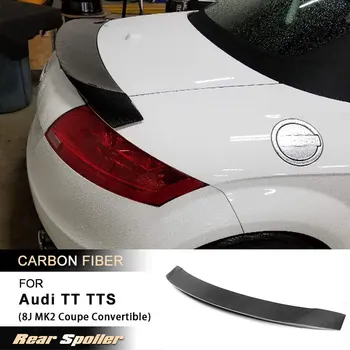 Spoiler Posteriore per Auto Audi TT 8J MK2 TTS TTRS Coupé Roadster 2008-2014, Alettone Posteriore in Fibra di Carbonio Completa FRP