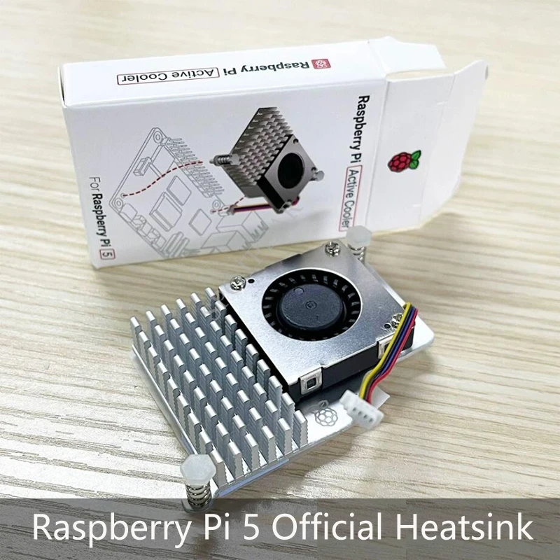 Raspberry pi Active Cooler Ventilador Oficial Dissipador de Calor com Velocidade Ajustável Ventilador de Metal - Imagem 6