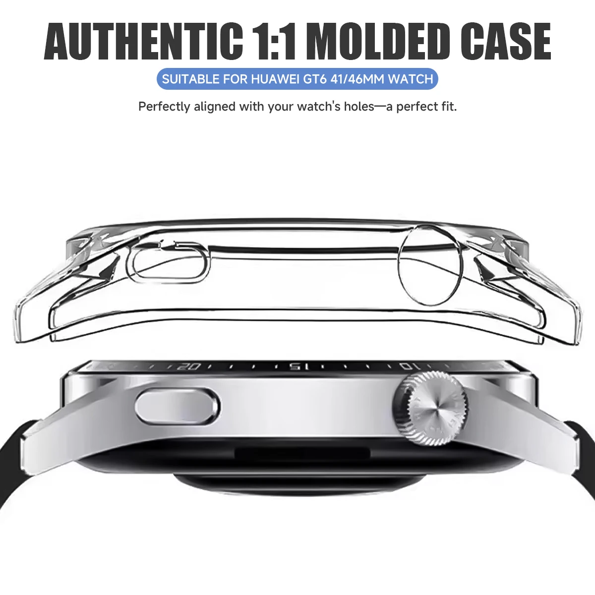 SmartWatch Protective Case & Bumper Cover - Premium Accessories for Huawei Watch GT Series