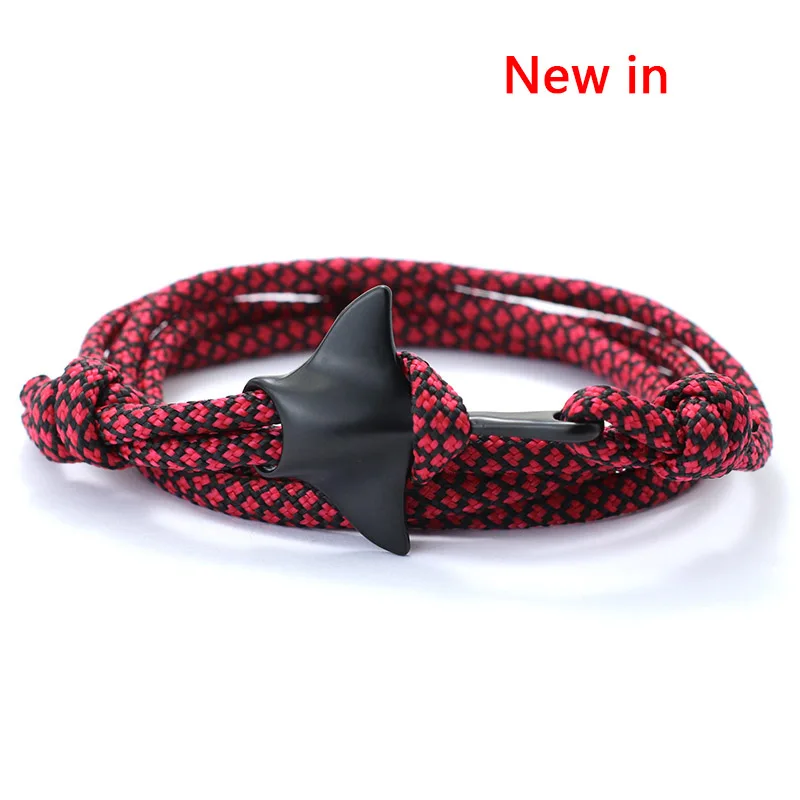 Adjustable Paracord Marine Animal Bracelet for Men