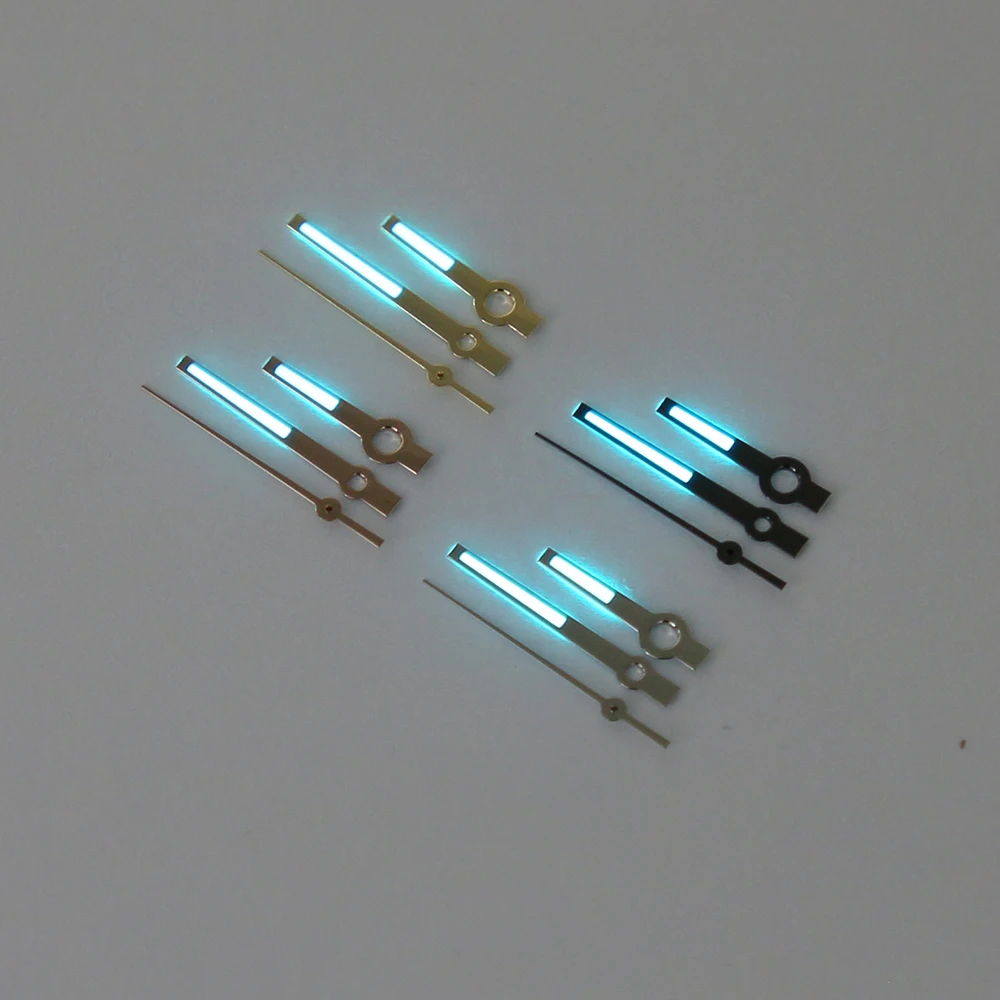 Fit NH34 35 36 More Movement BGW9 Super Blue Luminous SKX007 Watch Hands watch face accessories