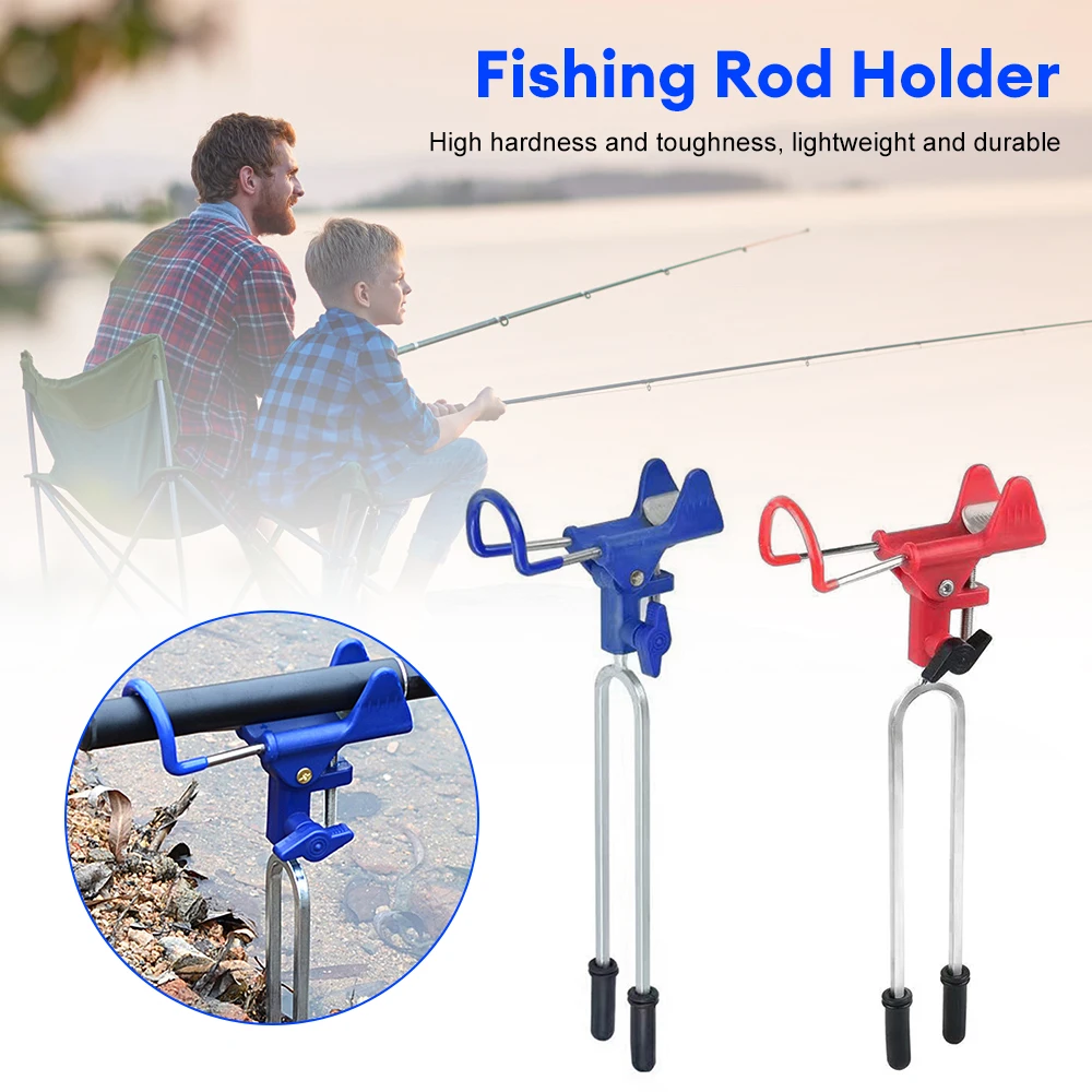360 Degrees Adjustable Stainless Steel Fishing Rods Holder Bracket