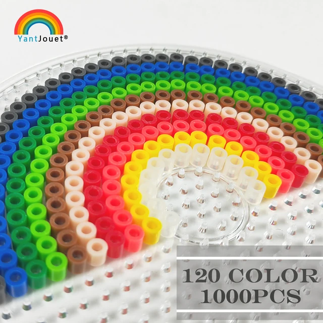 2400 Pièces Fusible Perles Enfants Pixel Art 5mm 