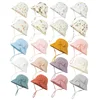 Muslin Baby Summer Hat Beach Kids Sun Hats for Girls Bow Sweet Infant Cap Toddler Bucket Hat Newborn Accessories 0-12M 2