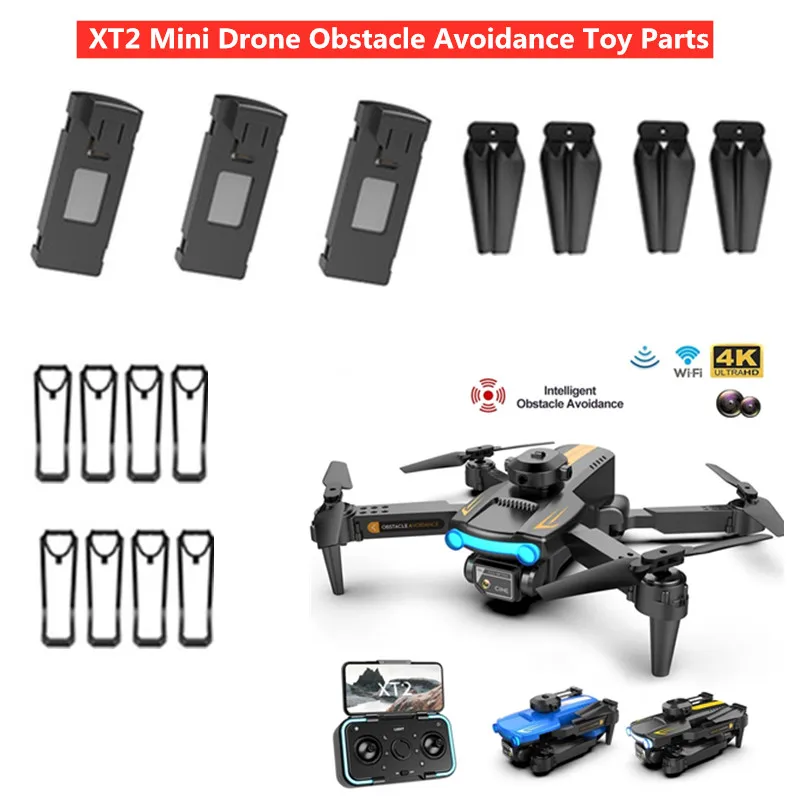 Ls-Xt2 Mini Drone Batteria Xt2 Rc Dron Pezzo Di Ricambio 3.7V 1800Mah Batteria/Elica/Proteggere Telaio Xt2 Drone Batteria Xt2 Rc Dron Part
