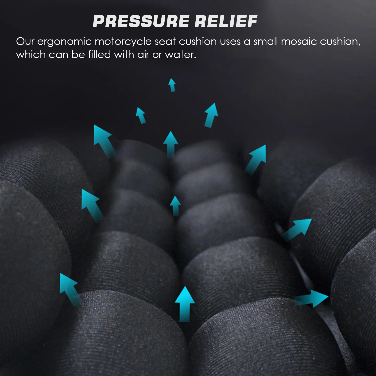 3D Seat Cushion Air Water Iatable Chair Pad For Wheel Chair Office Car Home Breathable NonSlip Hip Protector Accessories