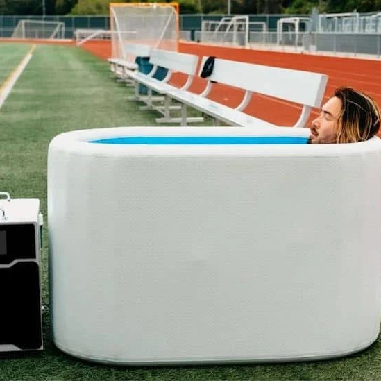 

Portable Outdoor Ice Bath Pool Inflatable Tub Recover Outdoor Ice Cold Plunge Barrel Foldable Cold Therapy With Chiller