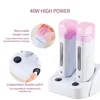 Electric Double Rolling Depilatory Waxing Machine Double Base Wax Heater Hair Removal Waxing Warmer Epilator for Whole Body 4