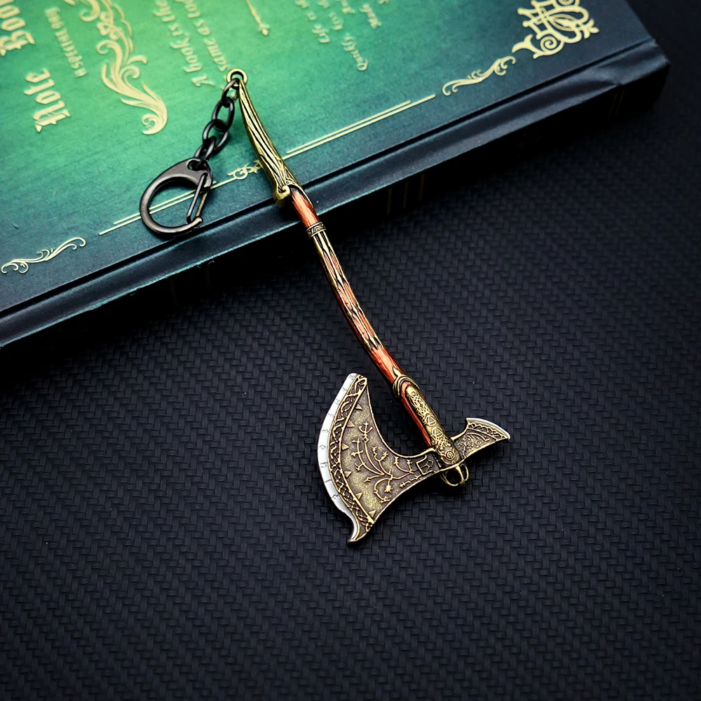 Game God of War 5 Ragnarok Keychains Thor's Hammer Mjolnir Kratos Blades of  Exile Leviathan Axe Weapon Pendant Keyring Jewelry - AliExpress