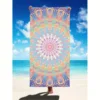 Quick-Dry Tropical Mandala Beach Towel | Soft, Absorbent & Lightweight | Fantasy Woven Towel for Travel & Poolside 2