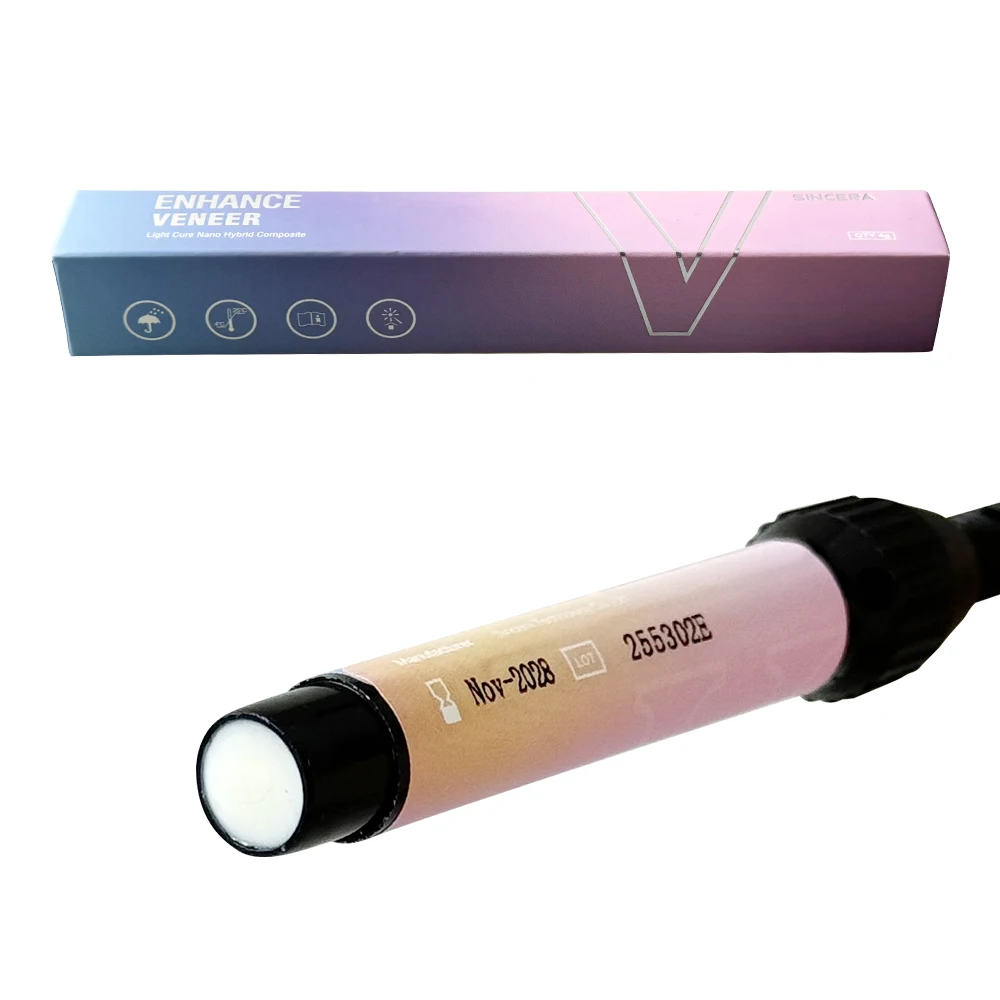 Materiale per Faccette Dentali 4g per Sbiancamento Denti, Resina Composita Fotopolimerizzabile Bianco Brillante, Materiali per Faccette in Ceramica Colore Bianco Perla - immagine 3