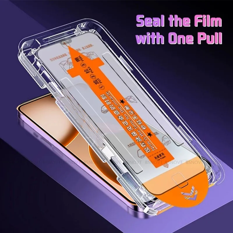 Premium Tempered Glass Screen Protector - Dust-Free, Full 9H Hardness, Ultra Clear
