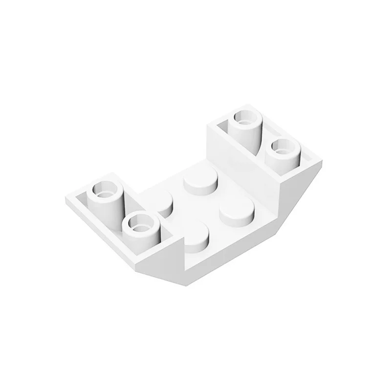 10개입 4871 경사 반전형 45도 4x2 더블 2x2 컷아웃 블록 루즈 파츠 브릭과 호환 어린이용