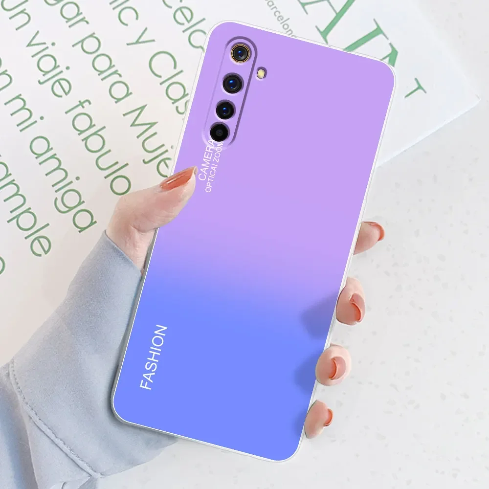 Watercolor Marble Transparent Silicone Back Bumper Case