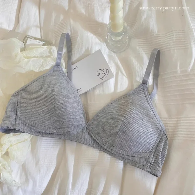 BANERDANNI Parisian Basic Bralette | Fixed Straps & Breathable Fabric | Petite Bust Contour Support Wire Free Comfy Triangle Bra 5