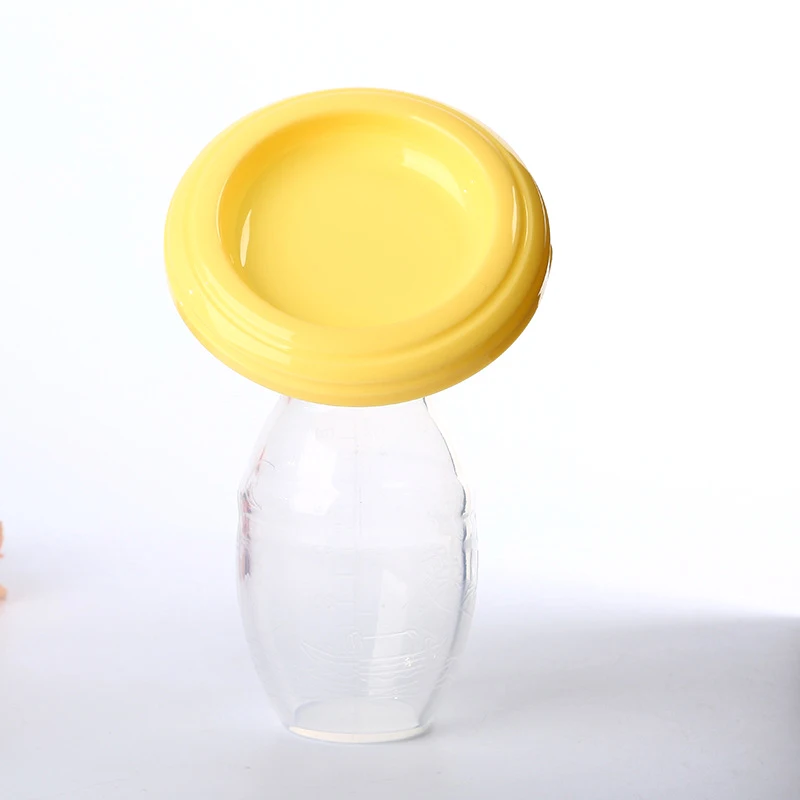 Hot Sale Breast Collector Automatic Correction Baby Feeding Manual Breast Pump Partner Breastmilk Silicone Pump#232811