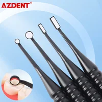 AZDENT Dental Micro Mouth Mirror 2mm/3mm/5mm Anti-fog Reflector Odontoscope Multifunction Checking Oral Detachable Handle